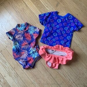 Tea collection and Janie and Jack swimsuit bundle 9-12 months and 12-18 months